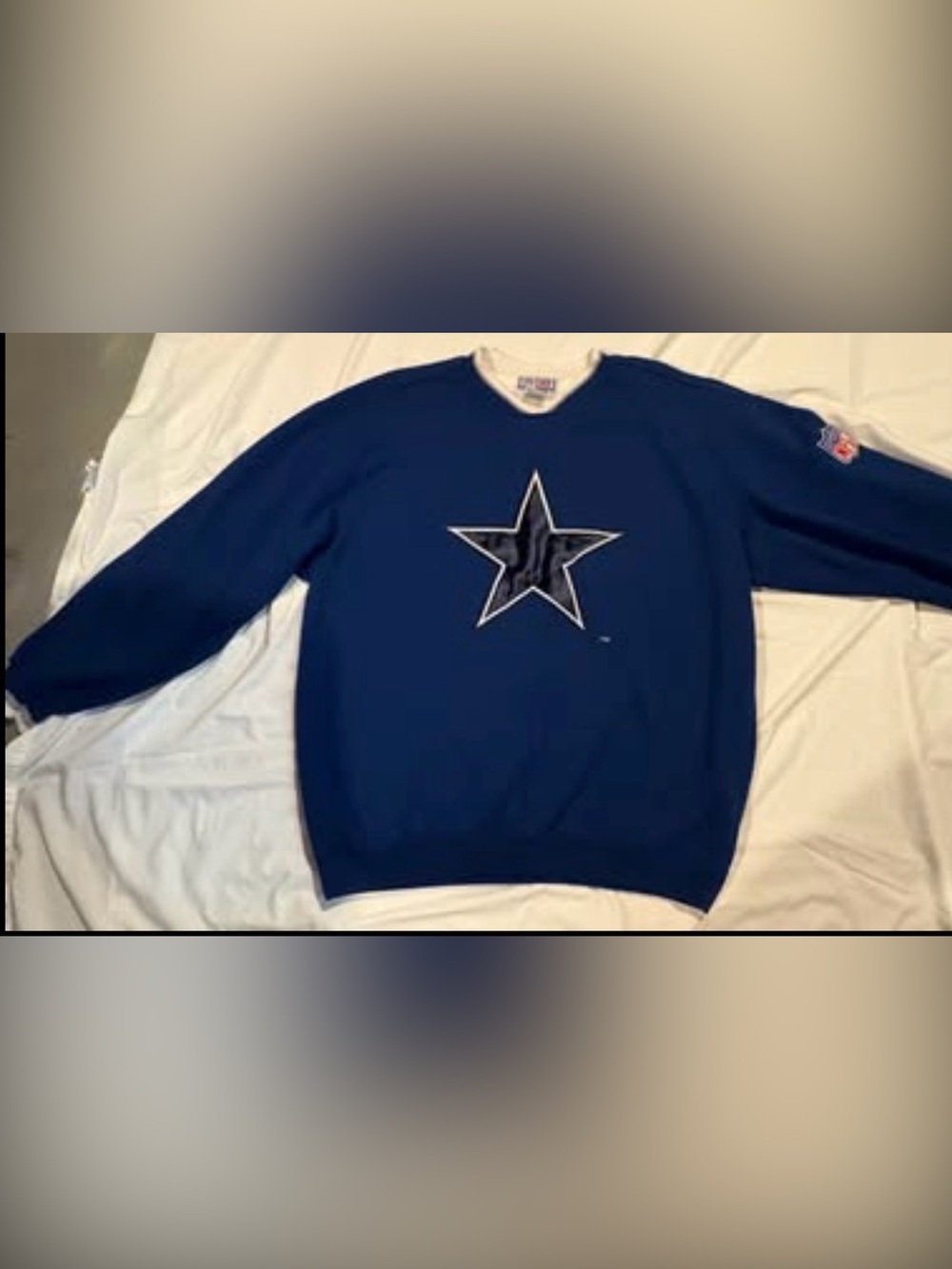 Rare Vtg 90's Starter Dallas Cowboys Sweatshirt Sweater NFL Mens Size: Large
